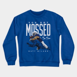 Matt Milano Buffalo Mossed Crewneck Sweatshirt